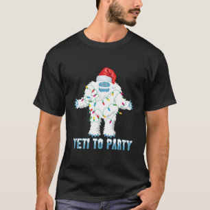Camiseta Navidades Yeti A Fiesta Cute Yeti Para Navidades