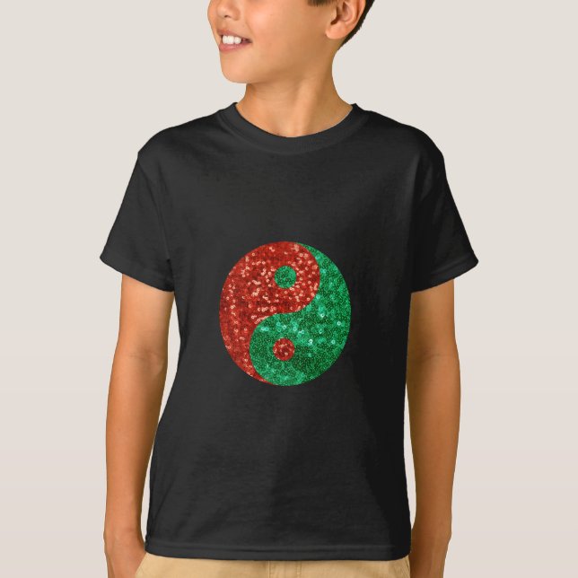 Camiseta navidades yin yang (Anverso)