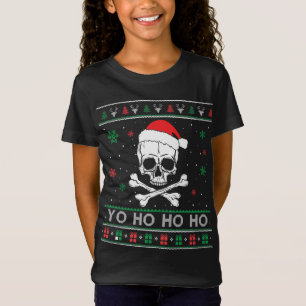 Camiseta Navidades Yo ho ho ho UGLY Pirate Funny Pajamas Fa
