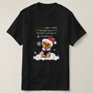 Camiseta Navidades Yorkshire Terrier Funny Yorkie Puppy