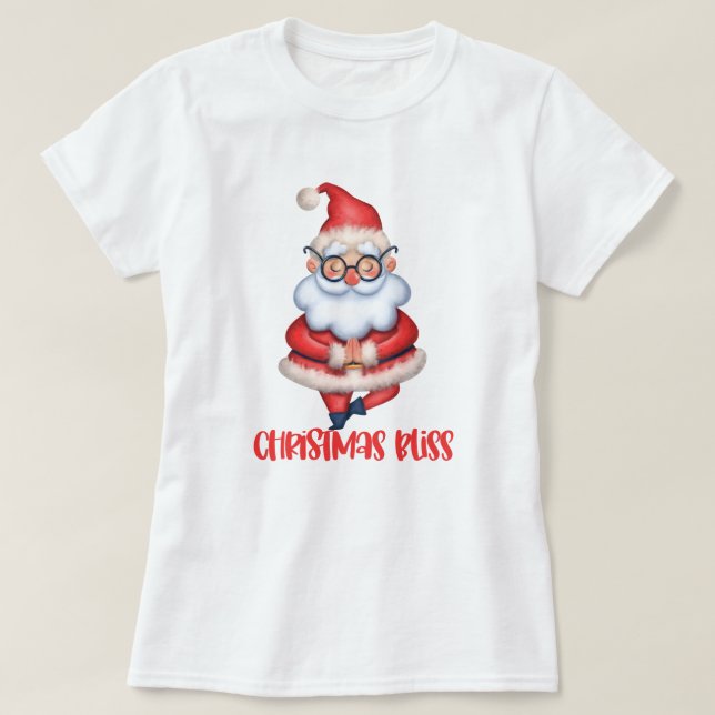 Camiseta Navidades Zen Santa T-Shirt (Diseño del anverso)