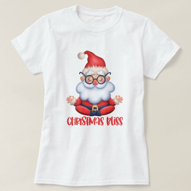 Camiseta Navidades Zen Santa T-Shirt (Diseño del anverso)