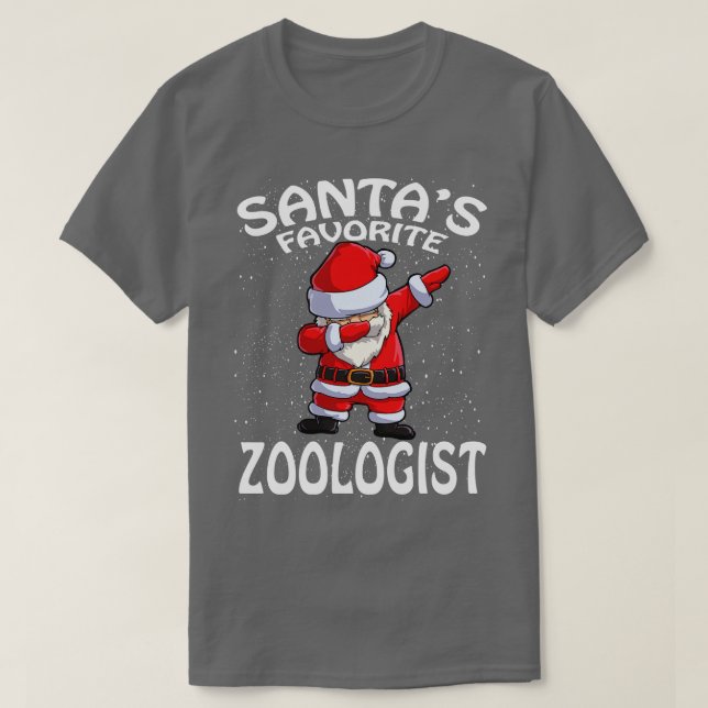 Camiseta Navidades Zoólogos Favoritos de Santas (Diseño del anverso)
