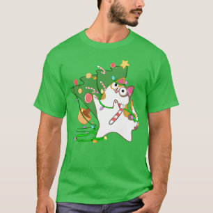 Camiseta Navidades Zoomies Calico Cat Meowy Navidades Funny