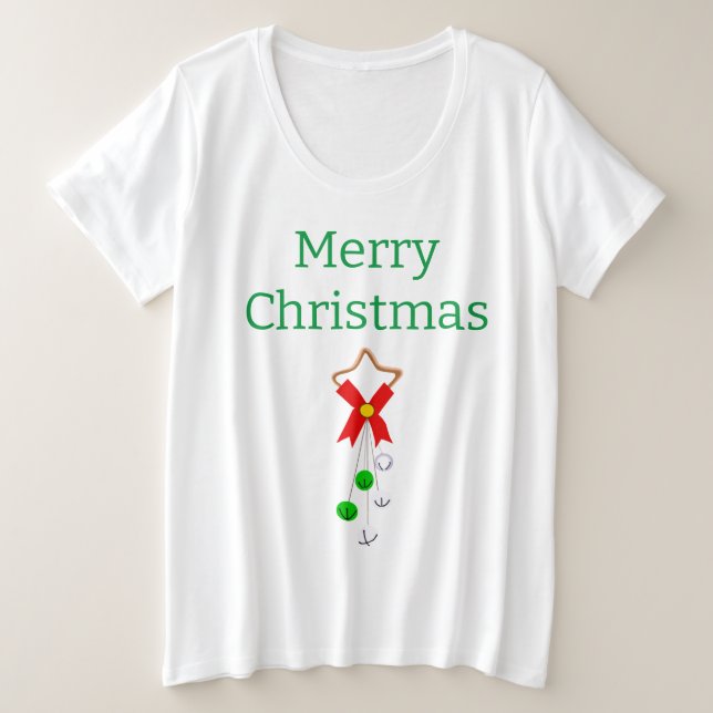 Camiseta navideña (Anverso del diseño)