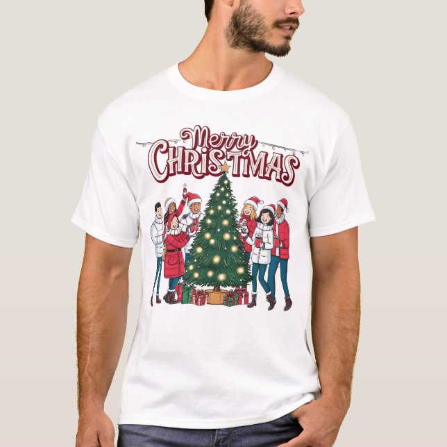 Camiseta navideña (Anverso)