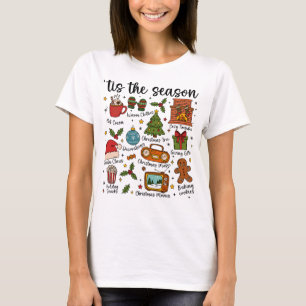 Camiseta Navideña de Iconos Acogedores de la Tempo