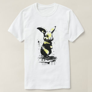 Camiseta navideña de verano negra y amarilla