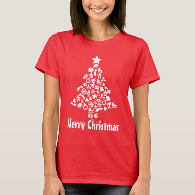 Camiseta navideña divertida (Anverso)