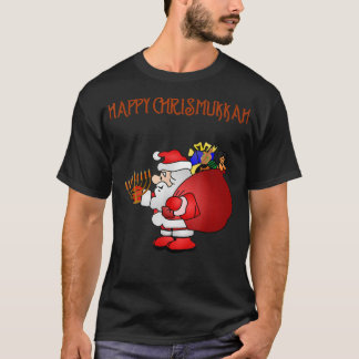 Camiseta navideña feliz Chrismukkah