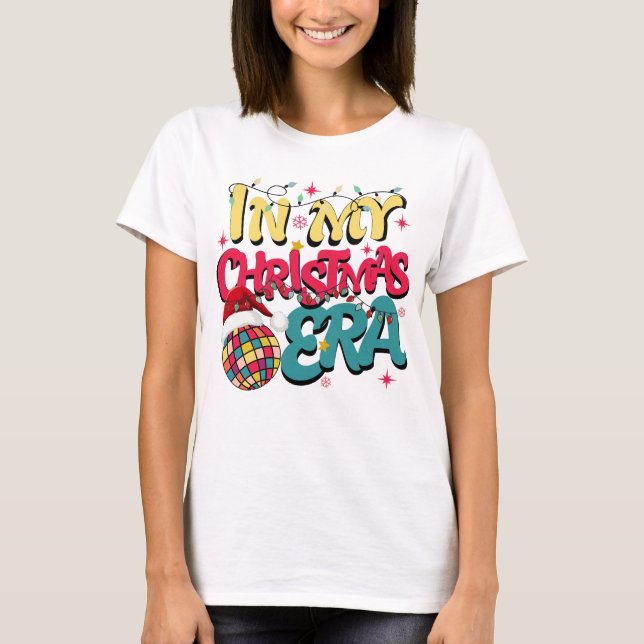 Camiseta navideña, Fiesta navideño de Navidad (Anverso)