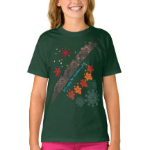 Camiseta Navideña Niña - Outfit Festivo de Vacacio