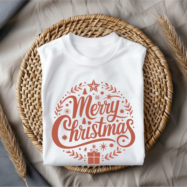 Camiseta navideña, regalo de Navidades para ella (Merry Christmas shirt, Christmas vibes shirt, festive shirt, Christmas shirt for her, Christmas gift)