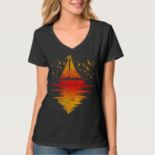 Camiseta Navío Náutico Capitán de vela Sailboat Suns