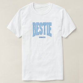 Camiseta Navy + Azul Falso Brillante BESTIE Despedida de So