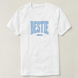 Camiseta Navy + Azul Falso Brillante BESTIE Despedida de So