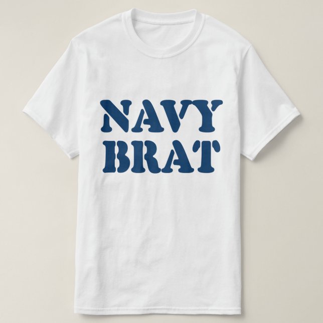 CAMISETA NAVY BRAT (Diseño del anverso)