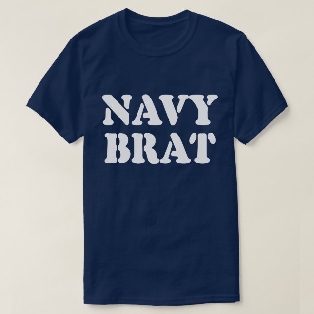 CAMISETA NAVY BRAT (Diseño del anverso)