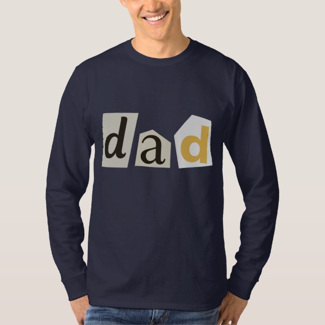 CAMISETA NAVY DULCE PARA PAPÁ (Anverso)