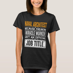 Camiseta Navy Jo, arquitecta naval oficial de empleo