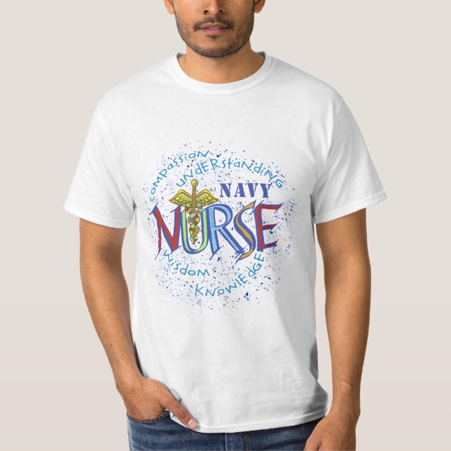 Camiseta Navy Nurse Motto (Anverso)