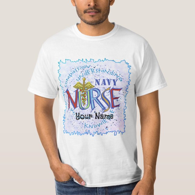 Camiseta Navy Nurse Motto (Anverso)