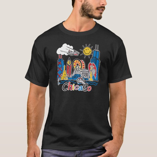 Camiseta Navy Pier Chicago (Anverso)