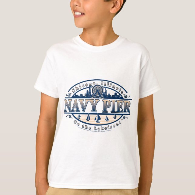 Camiseta Navy Pier Chicago (Anverso)