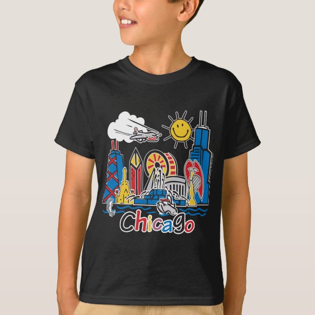 Camiseta Navy Pier Chicago (Anverso)