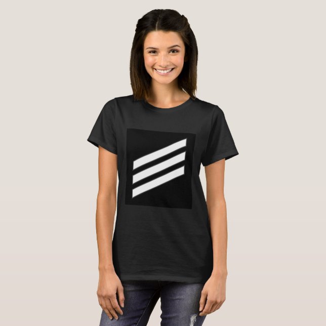 Camiseta Navy Rank E-3 Seaman (Anverso completo)