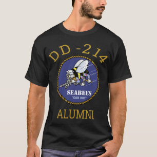 Camiseta Navy Seabees Shirt DD 214 Alumnado T Shirt Long Sl