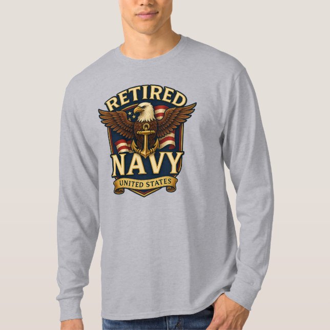 Camiseta Navy USN Veteran (Anverso)