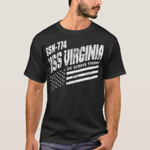 Camiseta Navy USS Virginia SSN 774 US Submarine Submariner 