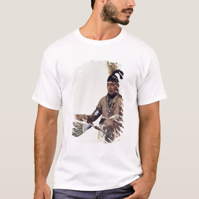 Camiseta Naw-Kaw o "madera", un jefe del Winnebago (Anverso)