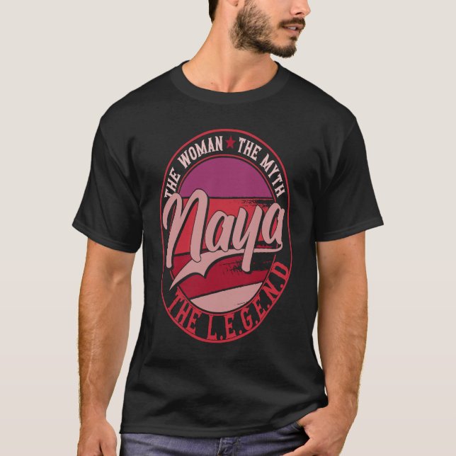 Camiseta Naya, la dama de mito, la leyenda (Anverso)