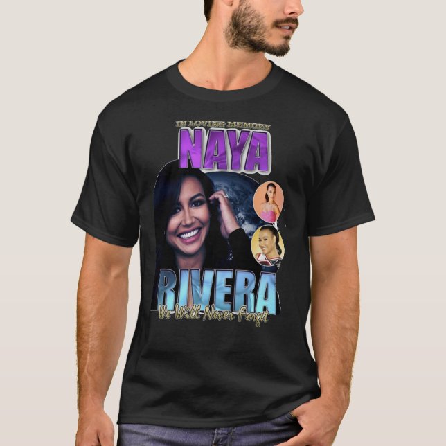 Camiseta Naya Rivera Descansa En Paz Regalo Memorial QEPD   (Anverso)