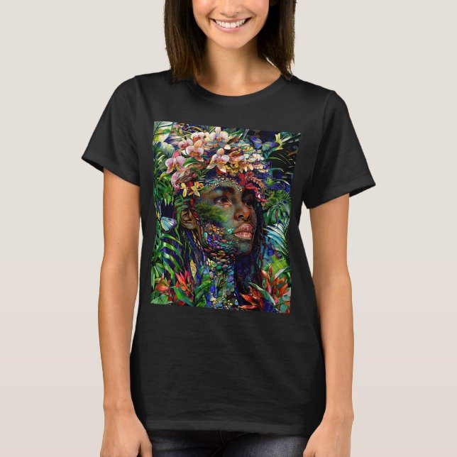 Camiseta "Nayari" - Espejo De La Selva - Mujeres En La Amaz (Anverso)