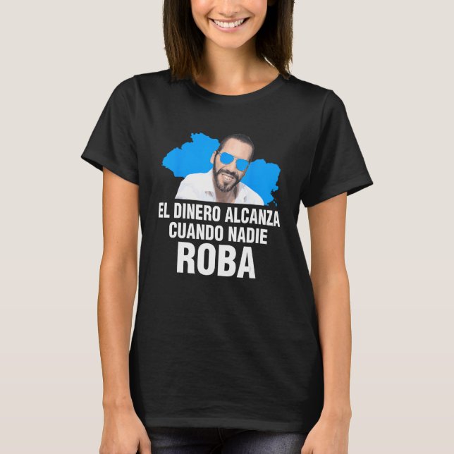 Camiseta Nayib Bukele Dinero Cryptocurrency (Anverso)