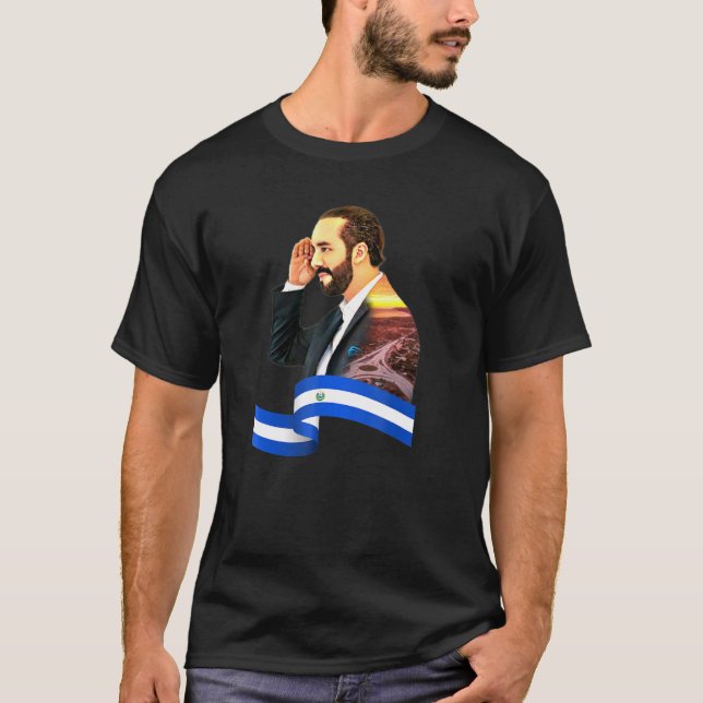 Camiseta Nayib Bukele Surf City (Anverso)
