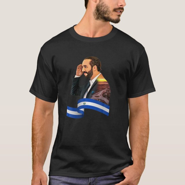 Camiseta Nayib Bukele Surf City (Anverso)
