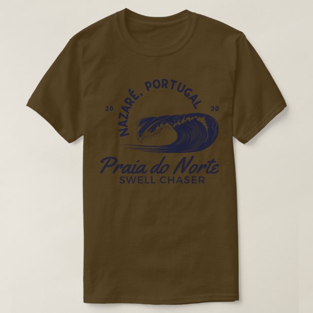 Camiseta Nazar Portugal Big Wave Surfing Waves 3 (Diseño del anverso)
