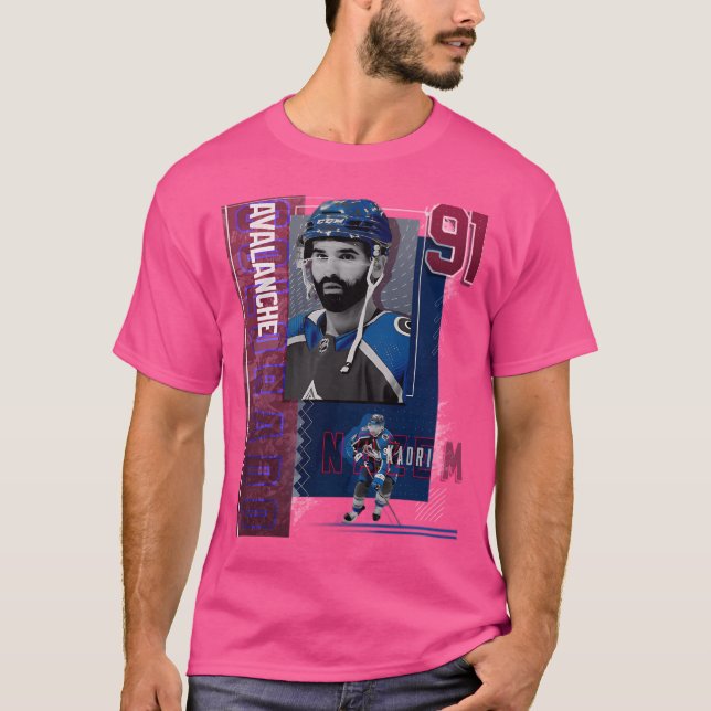 Camiseta Nazem Kadri Poster de papel versión 2 (Anverso)