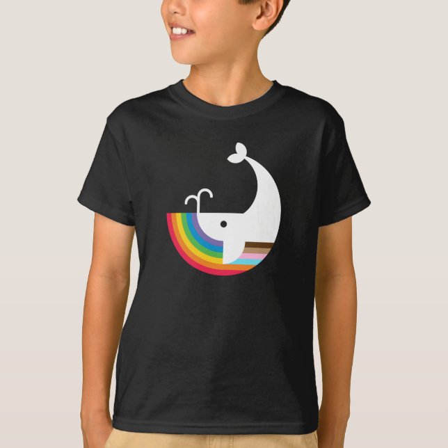 Camiseta NB Orgullo de té de ballena infantil (Anverso)