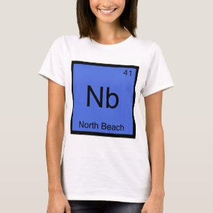 Camiseta Nb - Playa Norte Química Divertida Elemento Símbol