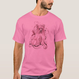 Camiseta NB rosa crema chino