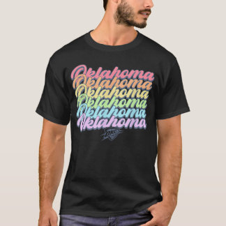 Camiseta NBA Oklahoma City Thunder Pastel Arcoíris Orgullo