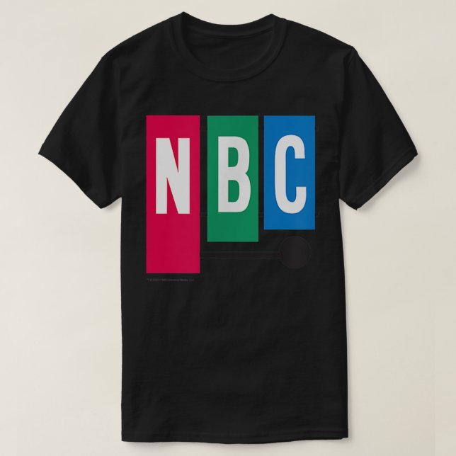 Camiseta NBC Vintage 1954 Peacock Cómodo  (Diseño del anverso)