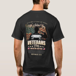 Camiseta NBCA Petaluma Veterans Day Parade Vets En Vetas