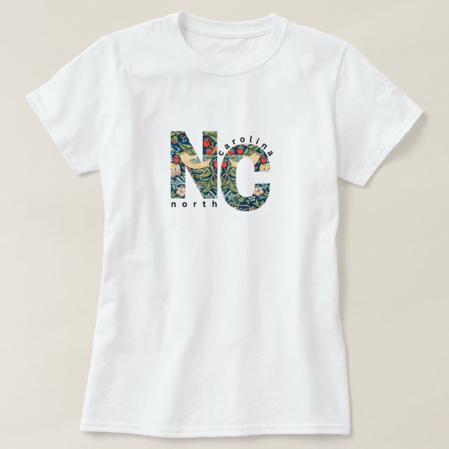 Camiseta NC Carolina Basic T-Shirt (Diseño del anverso)