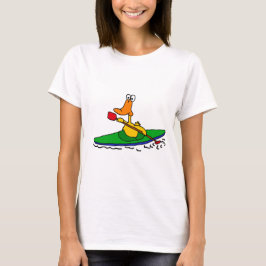 Camiseta NC pato Kayaking divertido